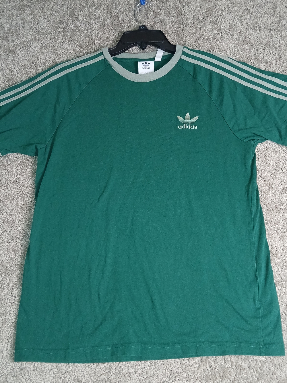 Adidas Adicolor Shirt Classic Green California Trefoil T-Shirt for Men - Large